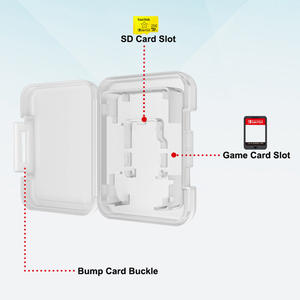 NSLikey TF Card Cartridge case pour <span class=keywords><strong>Nintendo</strong></span> <span class=keywords><strong>Switch</strong></span> OLED <span class=keywords><strong>Lite</strong></span> Game Card Storage Protective Case Shell Box - Product Image 2
