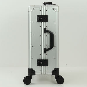 กระเป๋าเดินทางแบบแข็งทรงสปินเนอร์ อลูมิเนียมอัลลอยด์คุณภาพสูง ดีไซน์หรูหราคลาสสิก ทนทาน ไม่มีค่าแม่พิมพ์ - Product Image 5