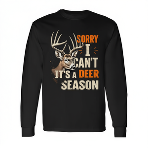 Lo siento, no puedo, es una broma sobre la temporada de caza de ciervos, camiseta de manga larga - Product Image 2