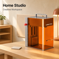 Machine de marquage laser double source pour bois, métal, acrylique, cuir, feuilles et papier, idéale pour le bricolage et les loisirs créatifs à domicile
