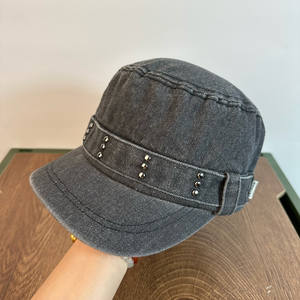 فتاة رعاة البقر ، قبعة أب بتمشيق ، رأس رجل كبير ، قبعة هيب هوب مستديرة مع حافة - Product Image 2