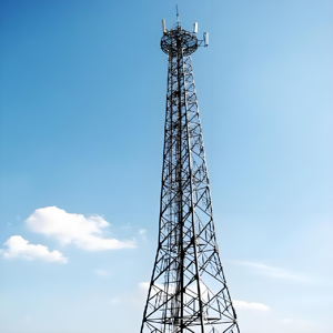 Torre de Telecomunicaciones de 4 Patas Galvanizada en Caliente de 20-120 m, Torre de Señal para Antenas de Telefonía Móvil y Radio <span class=keywords><strong>4G</strong></span> 5G - Product Image 1