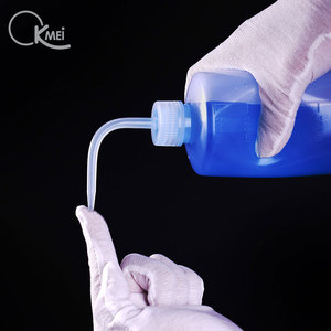 Bouteille de lavage pour cils en plastique 150ml 250ml 500ml 1000ml avec bec courbé pour maquillage et beauté - Product Image 3