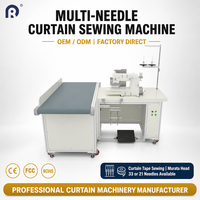 Machine à coudre industrielle automatique multi-aiguilles professionnelle Ridong RD-HBJ100 pour la confection de rideaux 220V