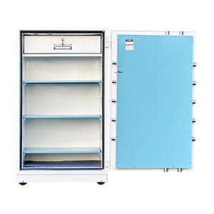 Grande boîte de sécurité ignifuge <span class=keywords><strong>2</strong></span> <span class=keywords><strong>heures</strong></span>, étagères mobiles, boulons robustes, serrure à empreinte digitale, construction en acier laminé à froid, blanche - Product Image 6