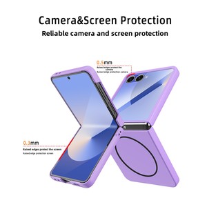 สินค้าขายดี! เคสโทรศัพท์แบบแม่เหล็กสำหรับชาร์จไร้สาย ใช้งานร่วมกับ Samsung Z Flip 7 - Product Image 3