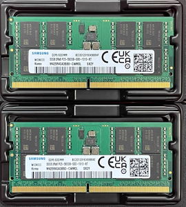 RAM Laptop Bekas DDR5 SO-DIMM ECC 32GB 2Rx8 5600MHz PC5-5600B Nomor Seri M425R4GA3BB0-CWM - Product Image 1