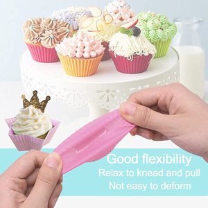 Moules à muffins en silicone de qualité alimentaire WEIMU - 12 pièces, <span class=keywords><strong>mini</strong></span> ovales, pour tartes aux œufs, beignets, citrouilles, antiadhésifs, écologiques, résistants au four - Product Image 3