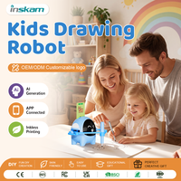 Jouets de dessin DW07, robot de dessin automatique, génération IA, jouet éducatif intelligent pour la peinture, pour les enfants de 3 ans et plus, avec 5 couleurs