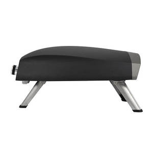 <span class=keywords><strong>Mini</strong></span> four à <span class=keywords><strong>pizza</strong></span> à granulés de 12 pouces à charbon de bois rotatif et four à gaz encastré pour la cuisine extérieure ou le jardin pour les petits espaces - Product Image 4