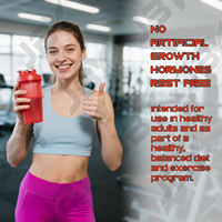 Poudre de gain de masse JBY au goût fraise pour stimuler les niveaux d'énergie et soutenir l'endurance physique pendant les entraînements