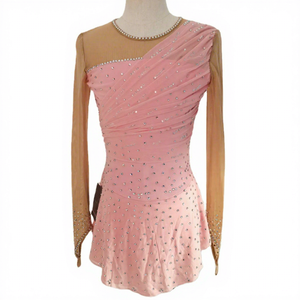 Kinderen Meisjes Figuur Schaatsjurk Roze Schaatsen Ballet Dans Turnpakje Professionele Kwaliteit Diamanten Jurk <span class=keywords><strong>CA</strong></span> Kinderen - Product Image 1