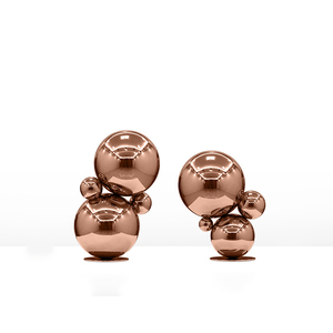 Ornements créatifs en métal pour la décoration intérieure Petites pièces d'art pour le salon de bureau ou le <span class=keywords><strong>meuble</strong></span> <span class=keywords><strong>TV</strong></span> pour la touche décorative de mariage - Product Image 6
