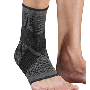 Manchon de cheville en tricot de nylon respirant personnalisé avec sangle de soutien par compression pour plus de confort et de commodité - Product Image 2