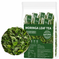 Thé en vrac aux feuilles de Moringa en sachets pyramidaux, 30 sachets, 100% naturel, ingrédient unique, superaliment, tisane sans caféine
