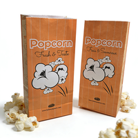 Boîte à Popcorn Jetable en Papier Bleu et Jaune, Sacs d'Emballage pour Snacks, Décoration de Fête d'Anniversaire, Fournitures pour Enfants à Domicile