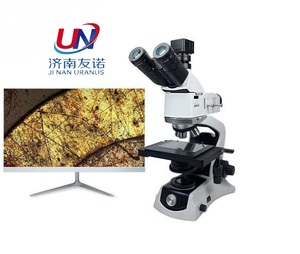 Microscope biologique optique LED multi-vues pour deux personnes, deux têtes, caméra 1080p, 400x, pour usage éducatif en laboratoire - Product Image 1