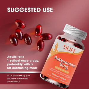 Astaxanthin תומך פעילות אנטי-אוקסידנטים העור & בריאות העין תמיכה צמח astaxanthin softgel פרטי תווית תוספי מזון - Product Image 2