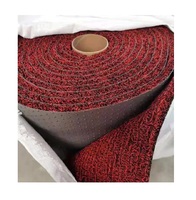 Tapis de sol lavable en PVC, type boucle anti-poussière en rouleaux pour la prospection d'or et tapis en vinyle