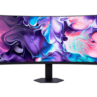 Nouvel écran d'ordinateur LED 34 pouces UltraWide 4K 75Hz HDR avec dalle VA, temps de réponse de 5 ms, support rotatif réglable en hauteur, double DP, pour usage professionnel