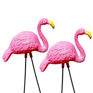 Décoy de chasse en plastique rose pour extérieur, figurines d'animaux et d'oiseaux pour l'amélioration de l'aménagement paysager de jardin - Product Image 1