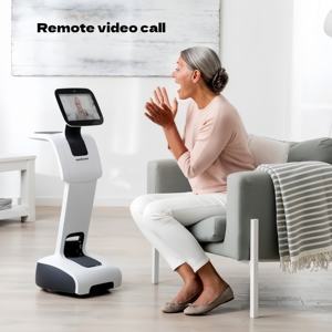<span class=keywords><strong>Robot</strong></span> de livraison de nourriture d'hôtel télécommandé sans contact avec 4 couches pour le <span class=keywords><strong>robot</strong></span> de serveur de service de livraison personnalisable d'hôpital - Product Image 2