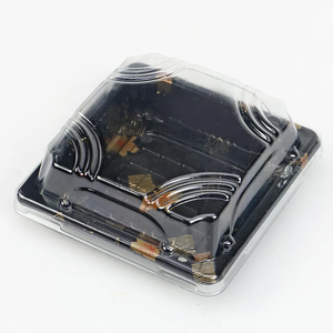 Loại mới tùy chỉnh bền vuông thực phẩm takeout môi trường dùng một lần <span class=keywords><strong>Sushi</strong></span> bao bì - Product Image 5