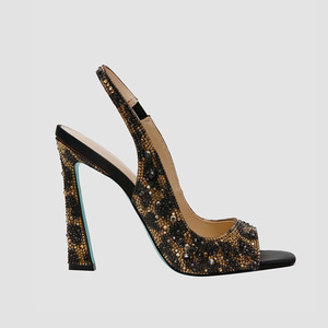 Décolleté con tacco alto da donna con tacco alto con tacco <span class=keywords><strong>a</strong></span> <span class=keywords><strong>spillo</strong></span> Sexy con punta blu sandali con fondo Slingback da donna - Product Image 1