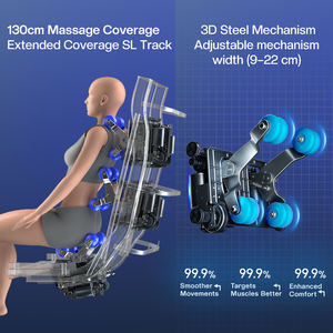 <span class=keywords><strong>Chaise</strong></span> de massage électrique de luxe haut de gamme chinoise 3D à gravité zéro, étirement complet du corps - Product Image 5