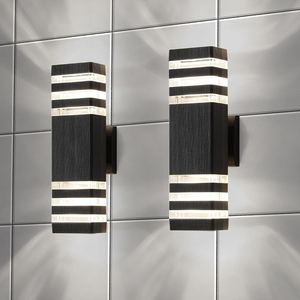 IP65 nhà hiện đại chiếu sáng lên và xuống đèn/ngoài trời ánh sáng/khách sạn biệt thự bên ngoài gắn kết không thấm nước ánh sáng sân vườn ABS tường ánh sáng - Product Image 2