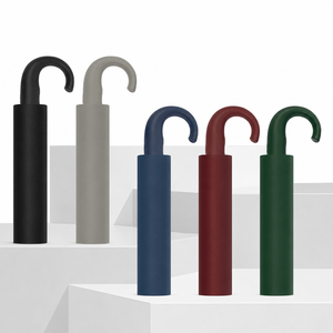 Paraguas Plegable de 3 Secciones, 800 mm, Resistente al Agua, Apertura Automática, Secado Rápido, Mango Curvo de Plástico, Resistente al Viento a 10 m/s, Impresión de Logotipo Personalizado - Product Image 2