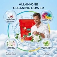 Deterjen Bubuk Cuci Pakaian Ramah Lingkungan Aroma Bunga Alami Efektif Tinggi Grosir