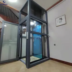 Elevador residencial vertical para casa, elevador hidráulico para casa con precio al por mayor