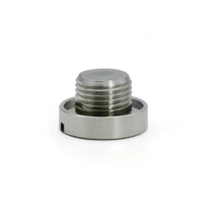 Pièce de service usinée sur mesure en aluminium et acier inoxydable, usinage CNC de précision OEM, production en série 5 axes, anodisée