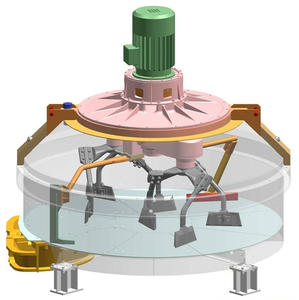 Malaxeur planétaire pour la fabrication de produits en béton avec système de mélange résistant à l'usure - Product Image 4