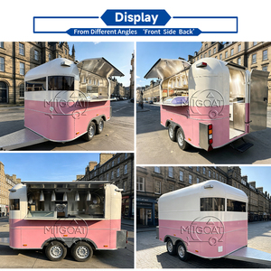 Camion de restauration rapide entièrement équipé pour la vente en gros : jus de citron, <span class=keywords><strong>vin</strong></span>, crêpes, desserts, bubble tea, café, et autres plats. - Product Image 2