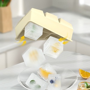 Moule à glaçons en silicone à démoulage facile pour la vente en gros, avec boîte pratique pour les glaçons - Product Image 6