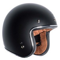Casco Jet Vintage Aperto con Grafica Personalizzabile in Liquidazione Certificato DOT ECE Retro in ABS Trasparente