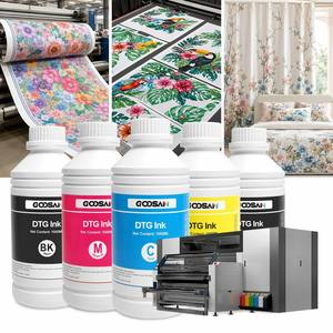Encre d'impression textile à pigments massifs 9 couleurs pour imprimante DTG Brother Kyocera <span class=keywords><strong>Fujifilm</strong></span> Starfire Ricoh Gen5 Gen6 - Product Image 1