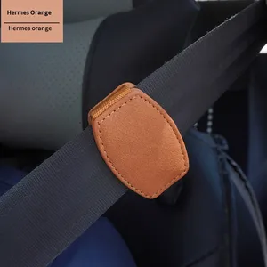 Clip de cinturón de seguridad magnético de gamuza ajustable, fijador limitador de cinturón de seguridad de coche para niños y mujeres embarazadas, accesorios interiores - Product Image 6