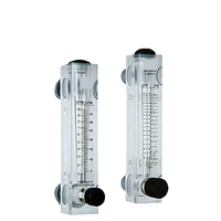 Débitmètre en plastique monté sur panneau LZT-15T OEM avec rotamètre en verre organique pour la mesure du débit d'eau liquide, de gaz et d'air