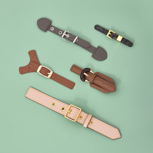 Tùy Chỉnh Áo Khoác Áo Khoác Giả Da Khóa Áo Len Móc Nút Phụ Kiện Da Vòng Khóa Kim Loại Da Khóa - Product Image 3