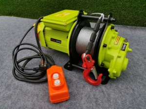 <strong>220v</strong> Mini Small Remote Control Portable 400kg Wire Rope <strong>Electric</strong> Hoist With Wireless Remote Fast 30m/min <strong>Winch</strong> - Product Image 4