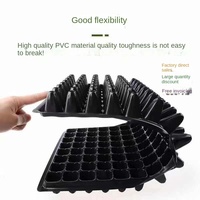 Plateau de semis en plastique robuste à 50 alvéoles pour pépinière, légumes, fleurs, clonage, 230g, 1020 US