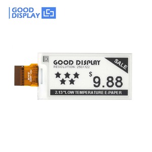 Écran E-Ink basse température GDEY0213D33LT de 2,13 pouces, haute résolution 250x122, écran E-Paper SPI pour environnements froids - Product Image 1