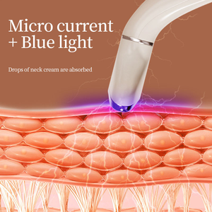 Portable 2-in-1 Neck and Face Massage with 2 Heads Cleansing Micro-current Face Beauty Device Lifting Anti-Wrinkle Beauty Device - Product Image 2