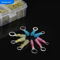 Kit de 240 terminaux thermorétractables étanches avec gaine thermorétractable, emballage en boîte plastique, fabriqué en Chine