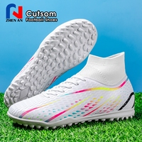 Chaussures de football professionnelles en gros TF respirantes, antichoc, durables, toutes surfaces, pour hommes et unisexe, entraînement, personnalisées ODM OEM