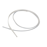 Tube de drainage plat cannelé en silicone de qualité médicale à haute aspiration pour plaies, 7mm/10mm, transparent/blanc, certifié CE