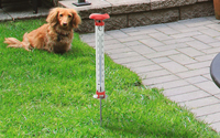 Thermomètre solaire pour le sol, étanche, avec sonde en acier inoxydable, testeur de température du sol pour jardin et pelouse, pour la culture des plantes
